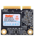 MSATA Mini PCIe Half Size SSD 128GB for Industrial Motherboards With Snappy Read Speeds Up To 510MB/s And Solid Write Speeds Up To 350MB/s TLC NAND SMART TRIM NCQ Support For Beefed Up Industrial Performance And Easy Integration. mSATA SSD circuit board with gold connector
