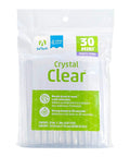 AdTech Crystal Clear mini hot glue sticks, 4-inch, 30-count in bag