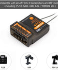 FTr12B receiver for 18 Channel RC Transmitter With 2.4G Link And 3.5 Inch TFT Touch Screen For RC Cars Boats Drones FPV Pro Grade