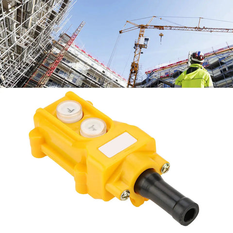 Chain Hoist Push Button Pendant Controller With Up And Down Switches Rainproof ABS Housing AC 250V 5A COB 61 Model Heavy Duty Lift Control For Industrial Hoists Applications