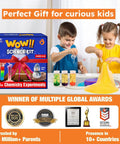 Two kids enjoying Over 100 Hands On Science Kits For Kids Ages 4 To 8 Fun STEM Experiments Safe Materials Easy Tools Ideal Gift For 6 And 7 Year Olds Totally Cool At Home Science Projects For Curious Kids