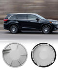 Toyota Highlander Front Headlight Dust Cover Replacement Gray Bulb Extension Cap For 2018 2019 2020 2021 HID Xenon Lamps Waterproof Plug Easy Install Direct Fit Y1028Y next to black Highlander