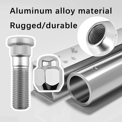 Four Pack M12x1.5 Wheel Stud Bolts Kit For Hyundai Azera Sonata Tucson Veloster Rio Soul, Premium Steel Lug Bolt Replacement Parts That Keep Your Ride Safe And Secure On The Road