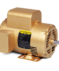 Reliable Single Phase Open Drip Proof Motor With 0.75 HP 3600 RPM 56C Frame Dual Voltage 115 V 230 V C Face Footless Mount Model VEL11306 PEM Industrial Grade