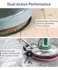 17 Inch Sanding Screen Discs For Wood Floors 60 Grit Black Silicon Carbide Mesh Sanding Screen Pack Of 10 Plus Buffer Floor Pad Floor Care Kit