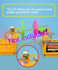 3V To 12V DC Motor Generator Kit With Plastic Motor Holder For DIY Toys And Wind Turbines