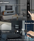 LED Floor Lamp With Adjustable Height And Stepless Dimming, retractable pole, remote control for living room and bedroom