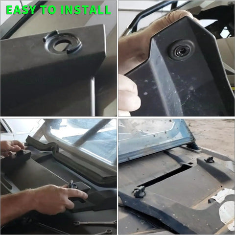 Installation process of 2 Piece Hood Latch Toggle And Grommet Washer Kit For Polaris RZR 570 800 900 XP 4 900 S 800 4 800 Models