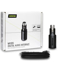 MVX2U XLR To USB Audio Interface with Headphone Jack, 60 dB Gain, Zero Latency Monitoring, 48V Phantom Power, USB Cable Included