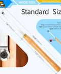 Carbide Tipped Finisher Wood Turning Tool Lathe Chisel Bar With 16mm Round Carbide Insert Cutter shown with dimensions.
