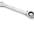 Fifteen Sixteenth Inch Ratchet Wrench With 89 Tooth Ratcheting Precision And 4 Degree Swing For Tight Spots 100 Percent Steel Hardened