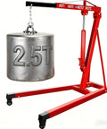 Heavy Duty 5000 Lbs Engine Hoist Cherry Picker with smooth hydraulic lift holding 2.5T weight, rock solid alloy steel frame.