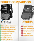 Comparison image of Washer Lid Lock Kit 3 Pack With Switch Bezel And Striker For Top Load Washers versus other brands