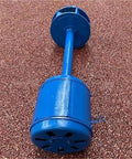 Low Head Axial Flow Micro Hydro Generator With Pure Copper Wire Core Quiet Water Turbine laying on red ground surface