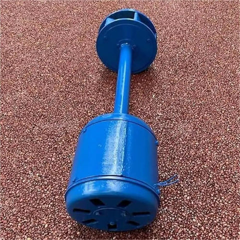 Low Head Axial Flow Micro Hydro Generator With Pure Copper Wire Core Quiet Water Turbine laying on red ground surface