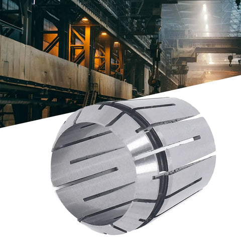 Spring Collet for CNC Engraving and Milling, 26mm Hole ER32 Clamp Chuck, industrial background