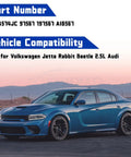 Heavy Duty 12V Auto AC Compressor With Clutch Makes A Quick Straight Swap For Vw Beetle Golf Passat And Tt Rs Quattro Units That Chill You Down Real Nice on a Volkswagen Jetta.