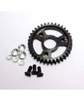 Beefy Heavy Duty Steel 36T Spur Gear 1.0 Module for RC Cars and Trucks with screws and washers, replacement part image
