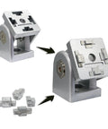 40 Series 4040 Aluminum Extrusion Hinge Pivot Joint Kit With Two Handles And Wrenches, Zinc Alloy Pivot Brackets for 40x40 profiles