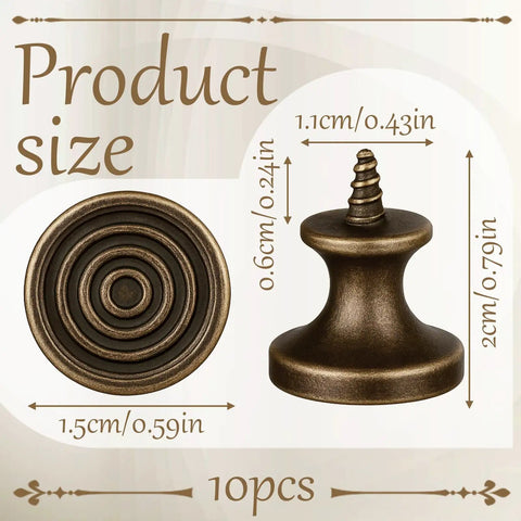 Top Tier Mini Drawer Knobs And Small Round Drawer Pulls Featuring Durable Old School Antique Finish Ideal For Dresser Makeovers Junk Drawers Jewelry Boxes Or Tiny Cabinet Projects You Gonna Love These