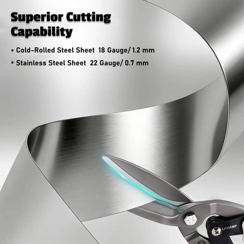 Heavy Duty 12 Inch Aviation Tin Snips For Sheet Metal Cutting Beast Of A Cutter With Long Straight Cut And Precise Jaws