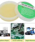 Pro Grade Soldering Paste And Cream For Electronics Repairs PCB And LED Soldering, 30g container, circuit soldering use