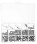 Stainless Steel Bearing Balls Set, 580-Piece Assortment 1.0mm To 10.0mm, Portable Precision For Mechanical And Industrial Use, Built Tough For Skateboard Bearings, RC Toys, And Machinery in compartment case