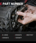 Hands installing 4.3L V6 Engine Timing Chain Kit With Sprocket For Chevy And GMC Trucks And Vans 1999 To 2003