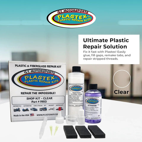 DIY Plastic Repair Kit For Fixing Broken Plastics, Fiberglass, Wood And More, Glue, Fill, Form New Parts, Restore Stripped Threads.