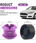 Shifter Bushing Kit For Auto Transmission Repair With Easy Install Tools, purple bushing dimensions