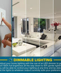 Switch controlling Ultra Thin 6 Inch Square LED Recessed Lighting with Junction Box Five Color Temperatures 2700K to 5000K