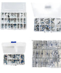 70 Piece Drone Screw Set For T30 T40 T50 T20P T20 T25 open organizer case with assorted metal fasteners for drone assembly