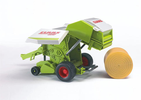 Claas Rollant 250 Round Baler Toy For Kids Realistic Farm Equipment Playset Made From ABS Plastic with single bale