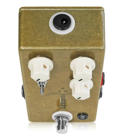 Top view of Morning Glory V4 Overdrive Guitar Pedal With Transparent Drive And Tube Like Response Crystal Clean To Crunch Tone Mid