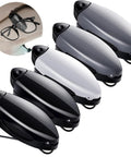 5-Piece Car Sun Visor Clip Holder Set For Glasses And Eyewear, Eyeglasses Mount And Card Clip in Black, Gray, Silver