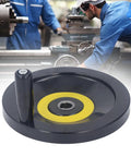 Smooth Precision Handwheel With Corrugated Grip For Lathe And Milling Machines 200mm Round Revolving Handle with worker