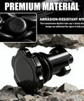 OEM 4591959AA Transmission Fill Plug With O Ring Seal Dipstick Filler Cap Top Plug Cover resting on rocks.