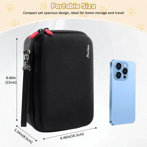 Hard Pet Grooming Tool Case Travel Organizer For Dog And Cat Kits Fits Wahl Clippers Shaver Nail Trimmer Scissors Cords