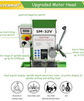 IntSupermai 1500W Brushless Vertical Mill Drill Machine with digital display and micro-feed wheel for precision engineering.