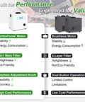 Comparison chart of 100W Solder Fume Extractor with VortexForce motor and filter features, highlighting performance and value.
