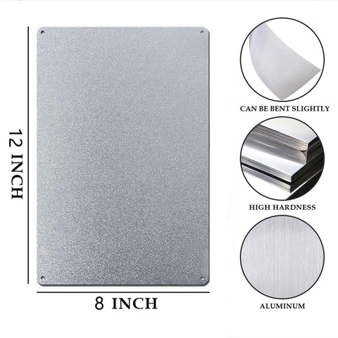 Notice Sign for Workplace Safety and First Aid Station Identification Weather-Resistant Aluminum Wall Plaque 8x12 Inch view