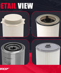 Detail view of Ram 6.7L Diesel Fuel Filter Water Separator and Oil Filter Kit for 2019-2024 Ram 2500 3500 4500 5500 Turbo Diesel