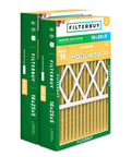 16x25x5 Air Filter MERV 11 Superior Pet And Allergy Defense Twin Pack For Home HVAC Systems Pleated Furnace AC Filter packaging