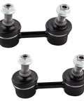 Set Of 8 Front Suspension Kit With Inner And Outer Tie Rods, Lower Ball Joints, And Sway Bar Links For Chevy Prizm 1998 1999 2000 2001 2002 And Geo Prizm 1996 1997 Replaces K9756 ES2382 EV303 K90124, black steel sway bar links