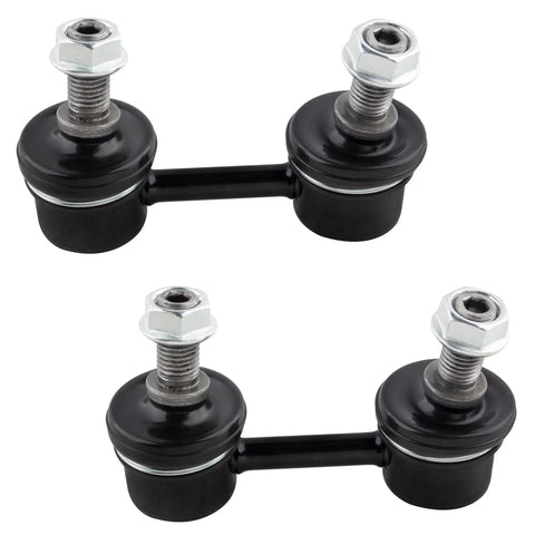 Set Of 8 Front Suspension Kit With Inner And Outer Tie Rods, Lower Ball Joints, And Sway Bar Links For Chevy Prizm 1998 1999 2000 2001 2002 And Geo Prizm 1996 1997 Replaces K9756 ES2382 EV303 K90124, black steel sway bar links