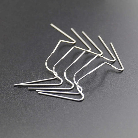 All In One Greenhouse Repair Kit With Stainless Steel Glazing Clips And Fixing Clips, 100 Pcs Total, Includes 50 W Glazing Clips And 50 Z Fixing Clips For Glass, Polycarbonate And Acrylic Panels, 1.1Mm Glazing Clip Thickness And 0.4Mm Fixing Clip