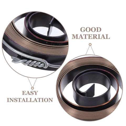 2pcs Heavy Duty Steel Drill Coil Springs Built For Durability And Elasticity Perfect Replacement For Milling Machines And Drilling Equipment Easy Installation, detailed view of spring design.