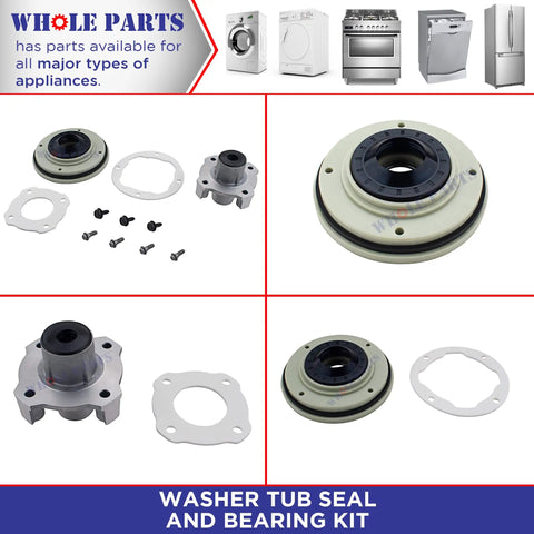Washer Tub Seal And Bearing Kit W10219156 Upgraded For Whirlpool Washers Replacement Part Replaces AP4373103 Non OEM