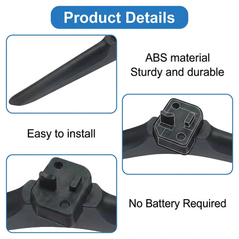 Replacement TV Legs For Hisense 32, 40, And 43 Inch Select Models, Black Tabletop Feet With Screws Kit, ABS material