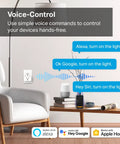 Smart Plug Mini 4 Pack For HomeKit And Voice Control, Ultra Compact 15A 1800W, Works With Siri Alexa Google Home, Tapo P125 in living room